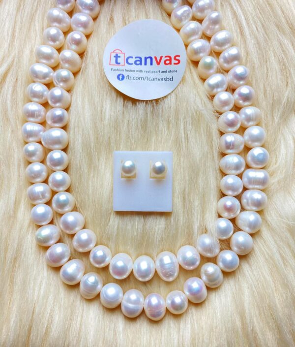 10MM Double layer pearl necklace