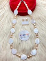 Pearl and shell necklace